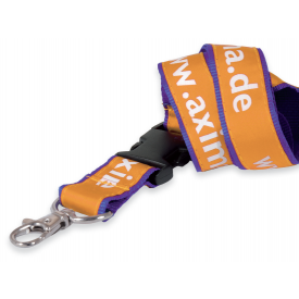 Nastro in poliestere con fascia jaquard e sgancio