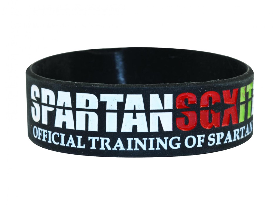 Bracciale in silicone inciso e colorato