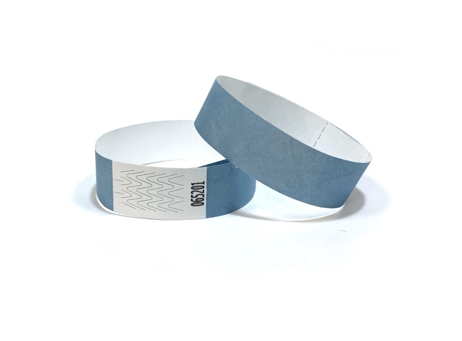 Braccialetti identificativi ecologici - stampa nera 