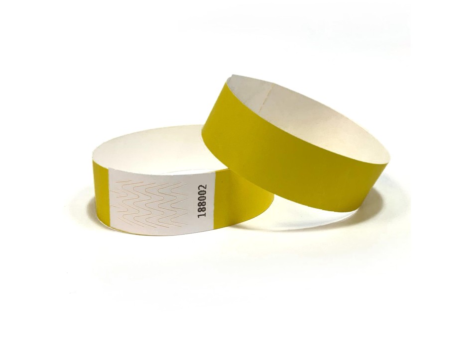 Braccialetti identificativi ecologici - stampa nera 