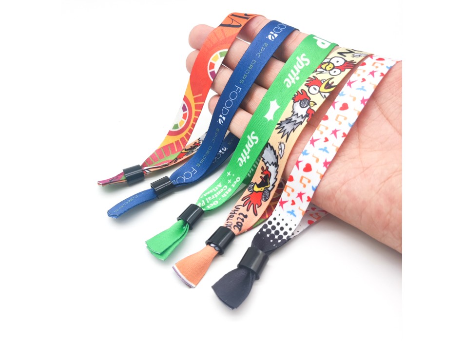 Braccialetti identificativi in raso 