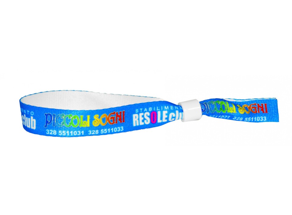 Braccialetti identificativi in raso 