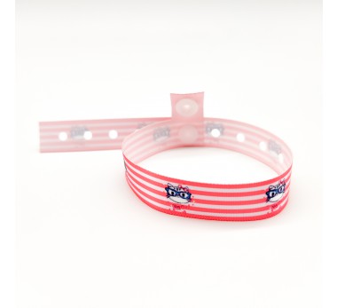 Braccialetti identificativi monouso in tessuto