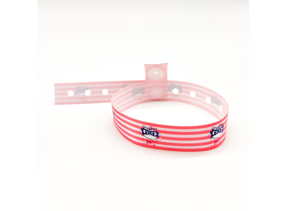 Braccialetti identificativi monouso in tessuto