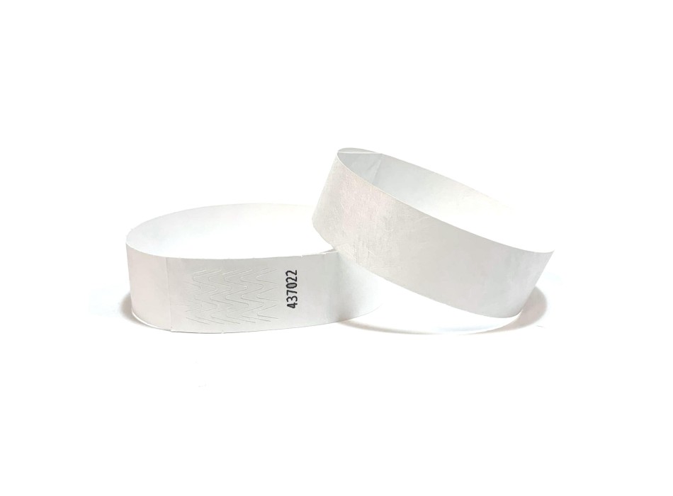 Braccialetti identificativi tyvek® stampa serigrafia