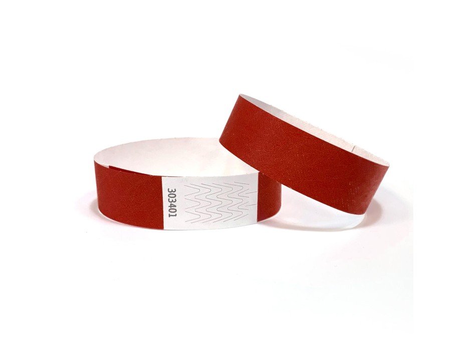 Braccialetti identificativi tyvek® stampa serigrafia