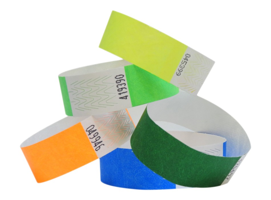 Braccialetti monouso tyvek