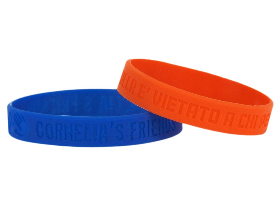 Braccialetti silicone incisi