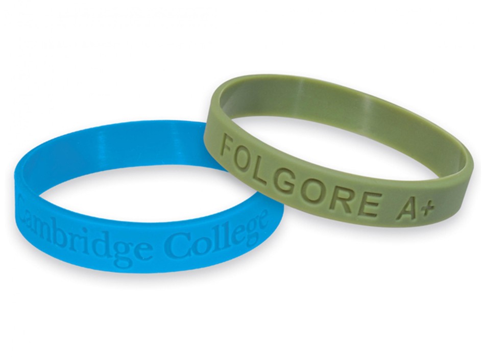 Braccialetti silicone incisi