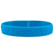 Braccialetti silicone logo a rilievo