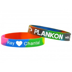 Braccialetti silicone multicolore