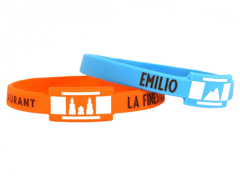 Braccialetti silicone sagomati