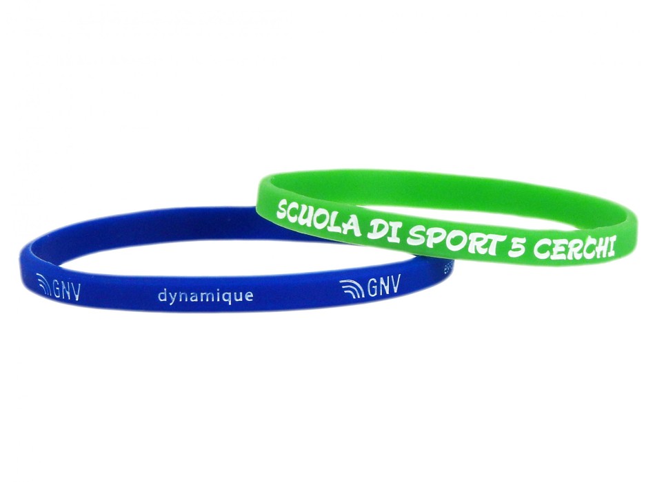 Braccialetti SLIM in silicone 