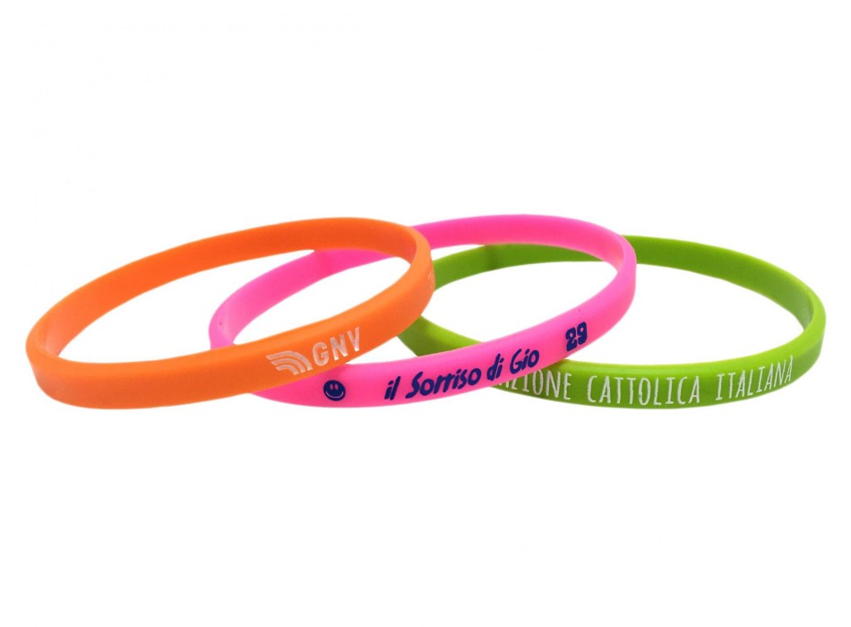 Braccialetti SLIM in silicone 