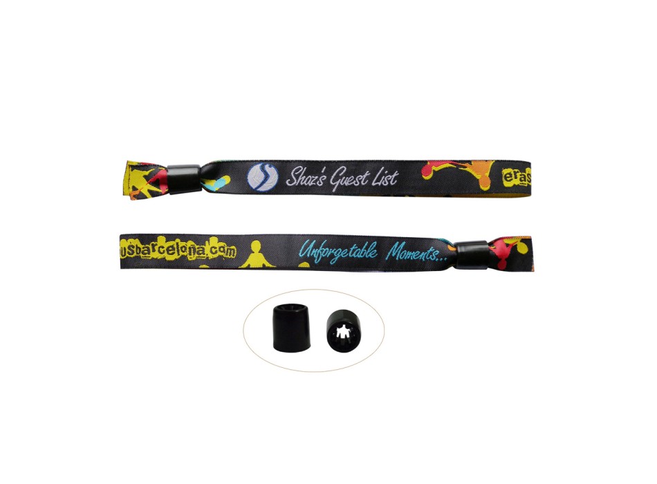 Braccialetto in tessuto jaquard