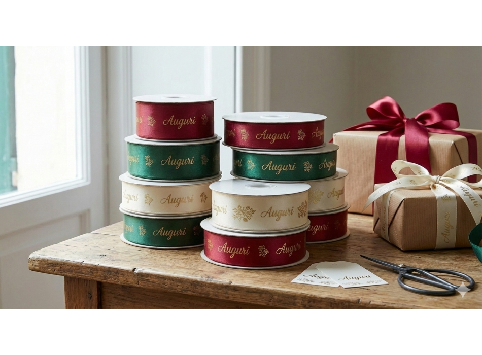 Nastro pacchi in raso 