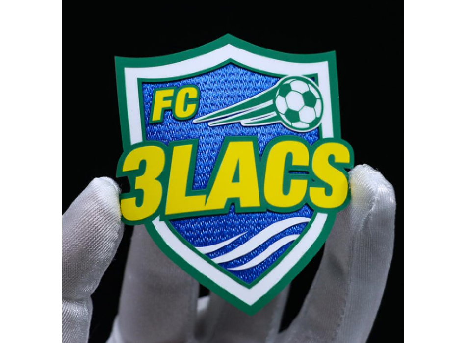 Patch in silicone con fondo twill - entro i 3cm 