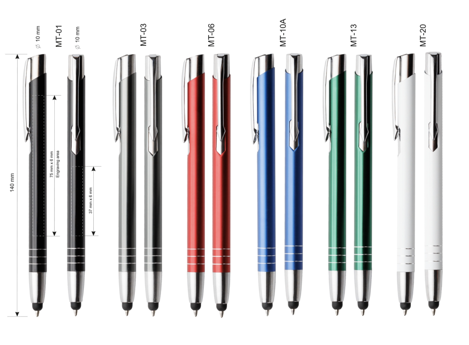 Penna in metallo touch screen