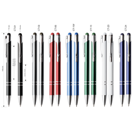 Penna Siria Soft rubber in metallo 