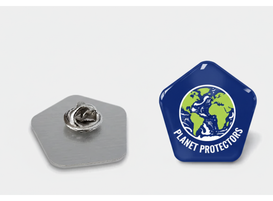 Pins in alluminio - 25x25mm