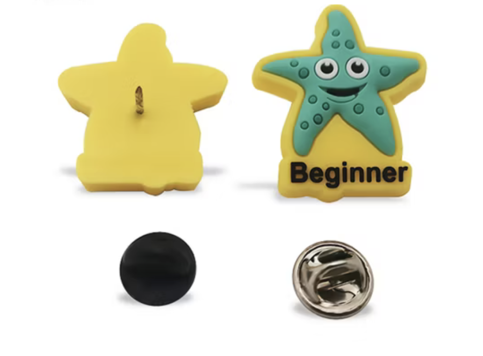 Pins in pvc sagomati - 35x40mm