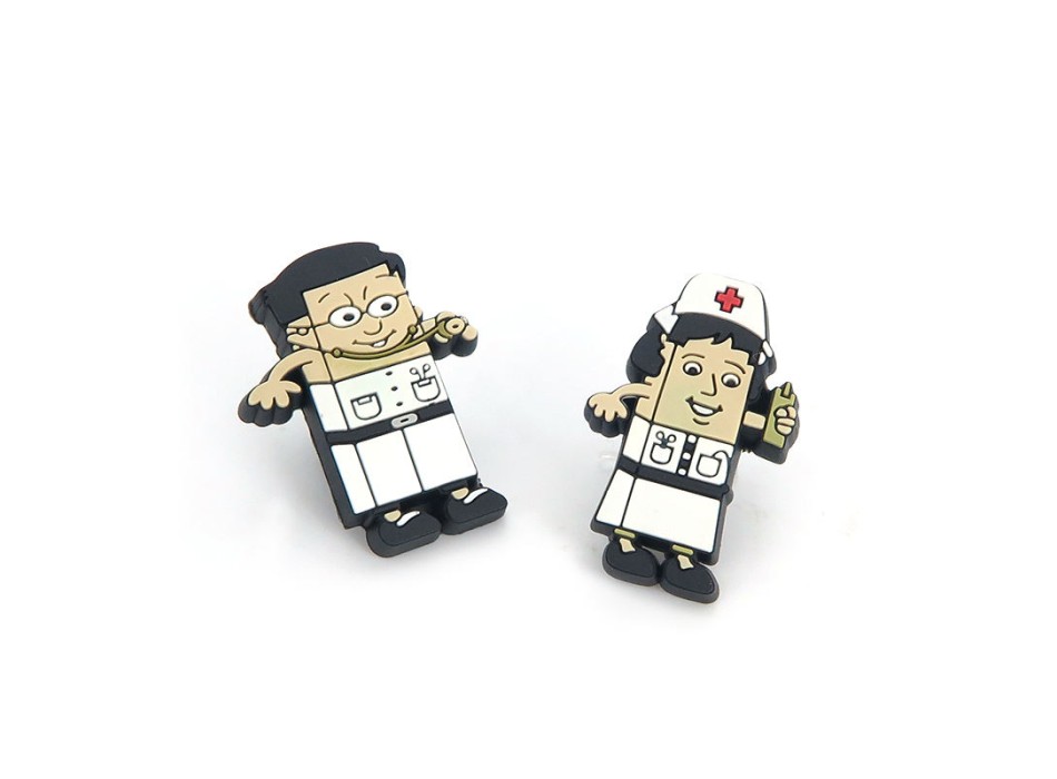 Pins in pvc sagomati - 35x40mm