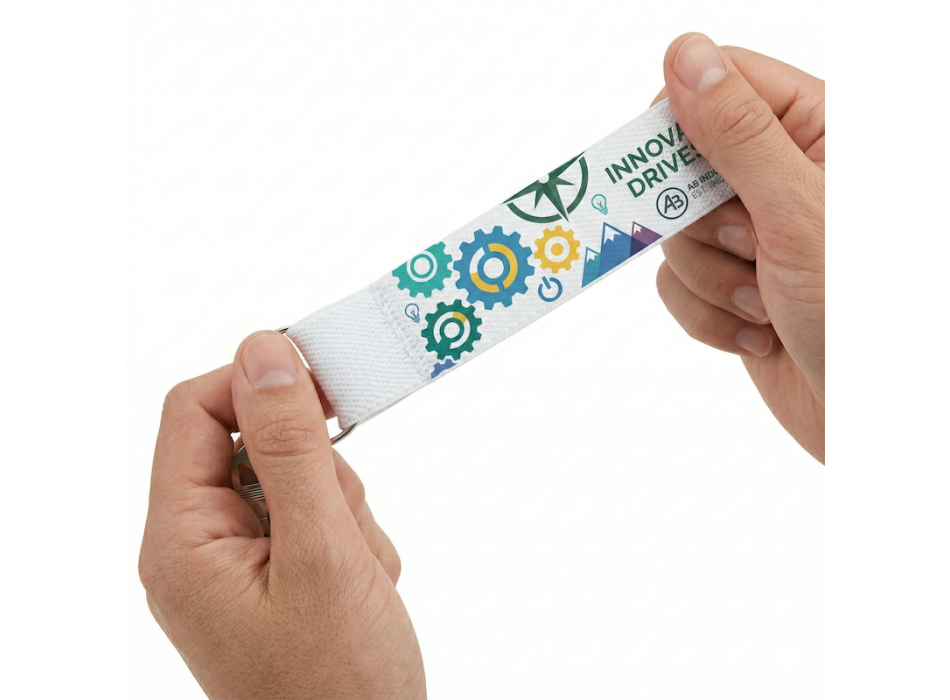 Portachiavi elastico personalizzato 