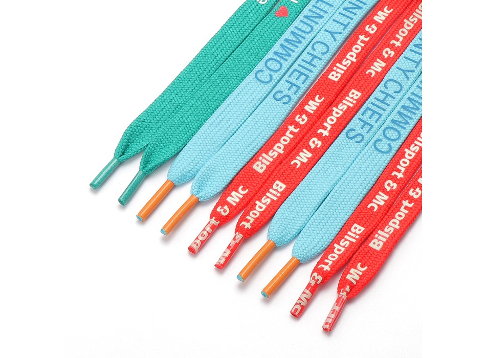 Stringhe scarpe stampa serigrafia