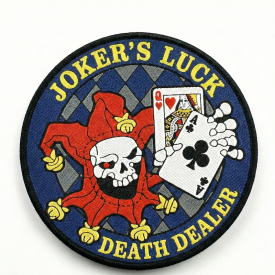 Toppe patch jacquard in  alta definizione - entro 110mm