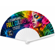 Ventaglio stampato intera superficie plastica - 23 cm 