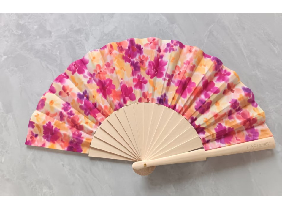 Ventaglio stampato intera superficie23 cm 