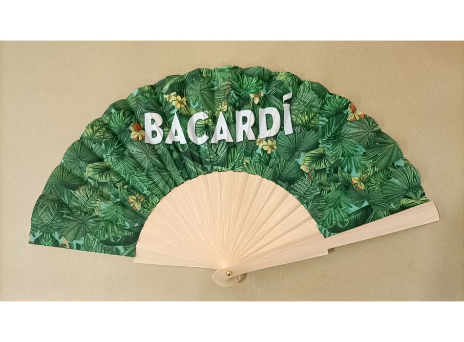 Ventaglio stampato intera superficie23 cm 